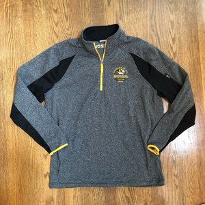 Gear for Sports Mizzou Gray Quarter-Zip Jacket - L